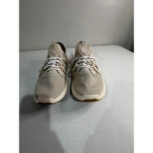 OluKai Holo Mens Athletic Sneakers Beige Tan Mesh Lace Up Shoes 10513-3618 Sz 12
